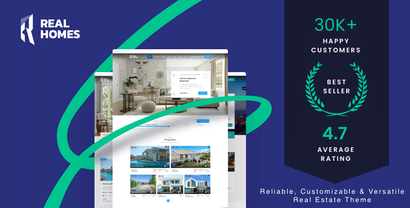 RealHomes v4.3.1 Nulled - Тема WordPress для продажи и аренды недвижимости