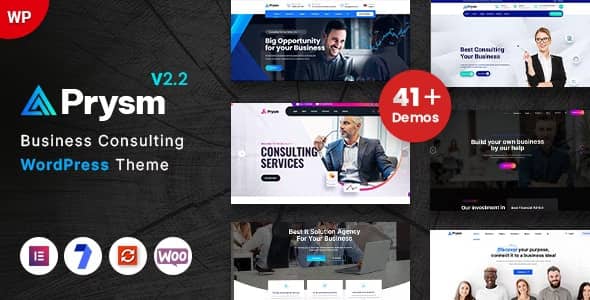 Prysm v2.7 Nulled - Тема WordPress «Консалтинг и финансы»