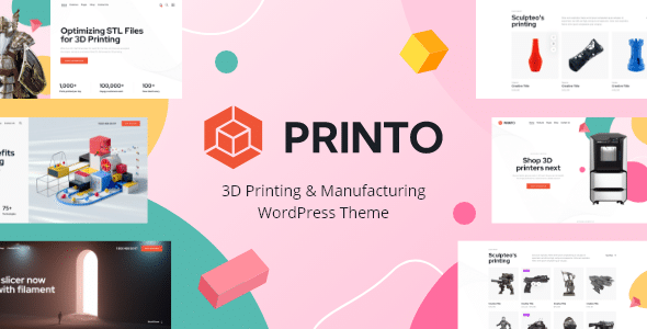 Printo v1.5 Nulled - Тема WordPress для 3D-печати