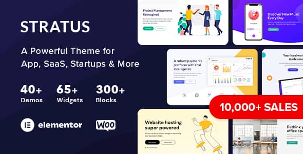 Stratus v4.2.5 Nulled - Приложение, техническая тема для запуска SaaS-программного обеспечения