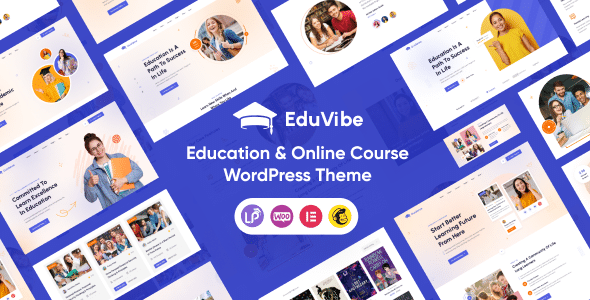 EduVibe v1.0.11 Nulled - Тема WordPress для онлайн-курсов «Образование»