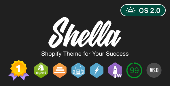 Shella v6.5.3 Nulled - Многоцелевая тема Shopify. Быстро, чисто и гибко. ОС 2.0