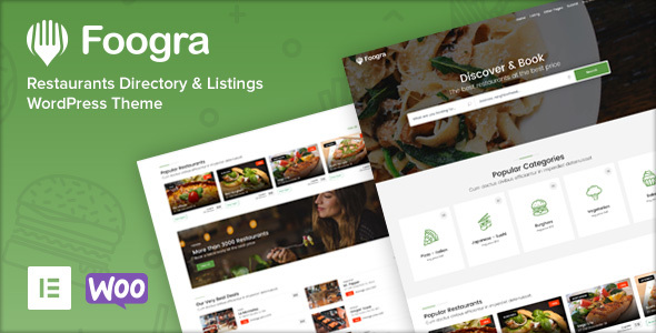 Foogra v1.0.20 Nulled - Тема WordPress со списком ресторанов