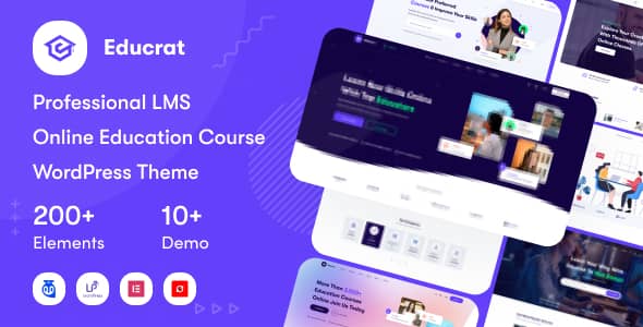 Educrat v1.0.20 Nulled - Тема WordPress для онлайн-курсов и образования