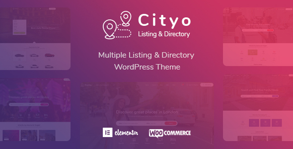 Cityo v1.1.34 Nulled - Тема WordPress с несколькими каталогами списков