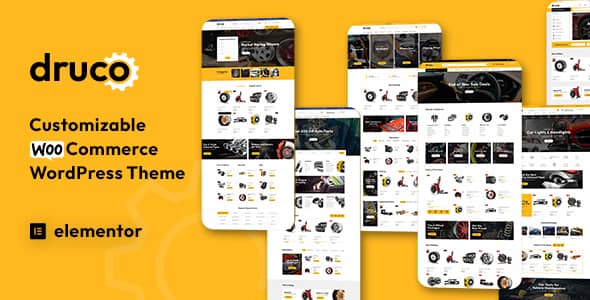 Druco v1.2.3 Nulled - WordPress тема Elementor WooCommerce