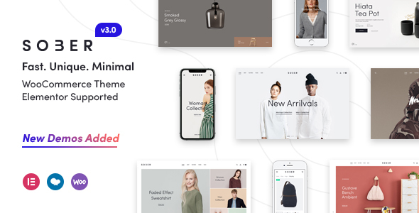 Sober v3.4.19 Nulled - Тема WordPress для WooCommerce