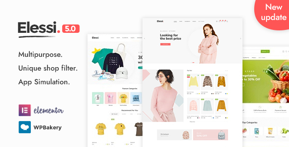 Elessi v6.1.2.1 Nulled - Тема WordPress для WooCommerce AJAX