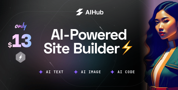 AIHub v1.3.3 Nulled - Тема WordPress для стартапов, основанных на искусственном интеллекте