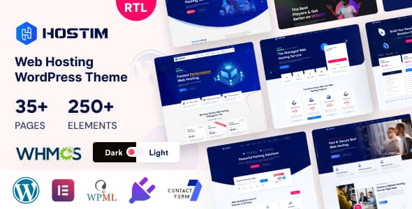 Hostim v3.9.0 Nulled - Тема WordPress для веб-хостинга с WHMCS