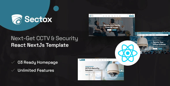 Sectox v1.0.7 Nulled - WordPress тема безопасности видеонаблюдения