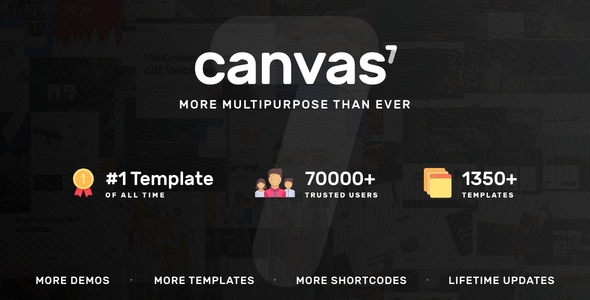 Canvas v7.3.1 Nulled - Многоцелевой шаблон HTML5