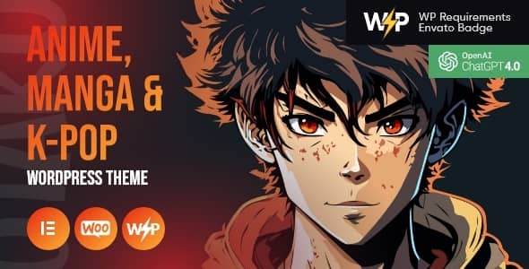 Otaku v1.2 Nulled - Тема WordPress для аниме, манги и K-Pop