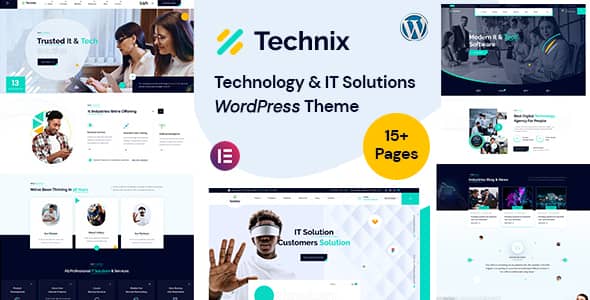 Technix v1.0.4 Nulled - Тема WordPress «Технологические ИТ-решения»