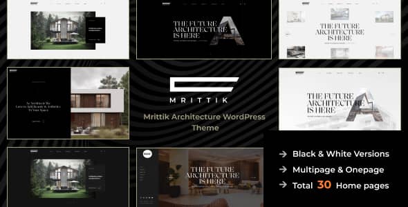 Mrittik v1.0.3 Nulled - Тема «Архитектура и дизайн интерьера»