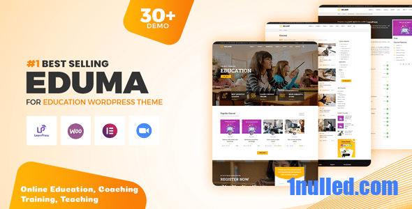 Eduma v5.5.1 Nulled - Образовательная WordPress тема