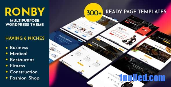 Ronby v6.1.6 Nulled - 6 нишевых многоцелевых бизнес-тем WordPress