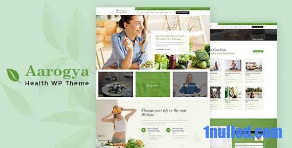 Aarogya v2.5 Nulled - Тема WordPress для диетологов по питанию