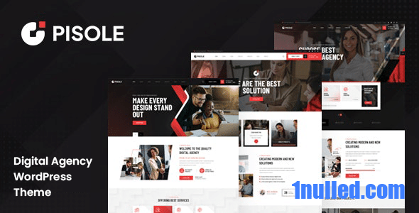 Pisole v1.0.0 Nulled - Тема WordPress для цифрового креативного агентства