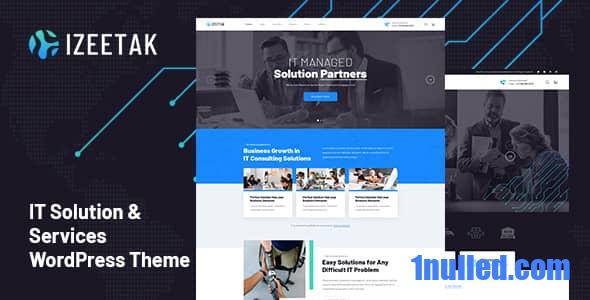 Izeetak v1.2.5 – IT Solutions Services WordPress Theme - 