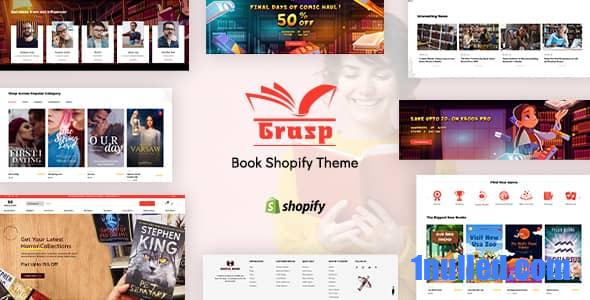 Grasp Nulled - Shopify Тема книжного магазина