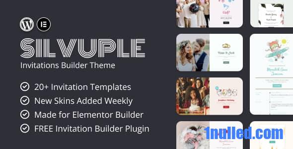 Silvuple v1.1 – Online Invitation Maker Theme - 