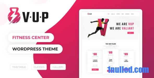 VUP v1.3 Nulled - Тема WordPress для фитнес-центра