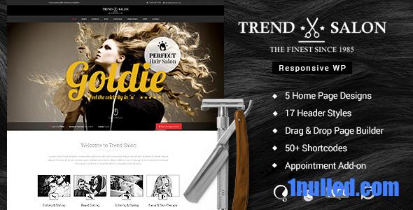 Trend Salon v2.8 Nulled - Тема WordPress