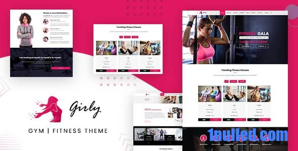 Girly Gym v2.5 Nulled - Тема WordPress для тренажерного зала и фитнеса