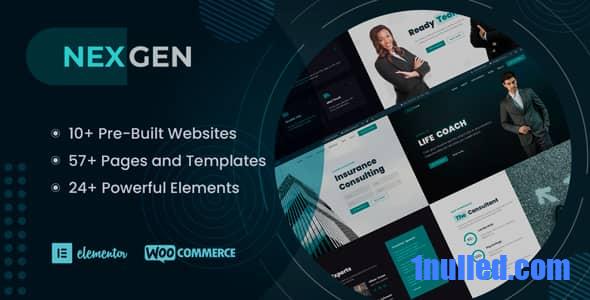 Nexgen v1.1.3 Nulled - Тема WordPress для консалтинга и бизнеса