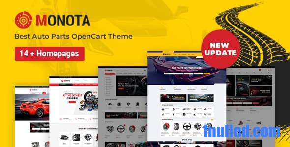 Monota v1.3.0 Nulled - Магазин автозапчастей, инструментов, оборудования и аксессуаров Тема OpenCart