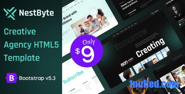 Nestbyte Nulled - HTML5-шаблон креативного агентства