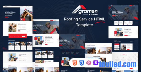 Gramen Nulled - HTML-шаблон кровельных услуг