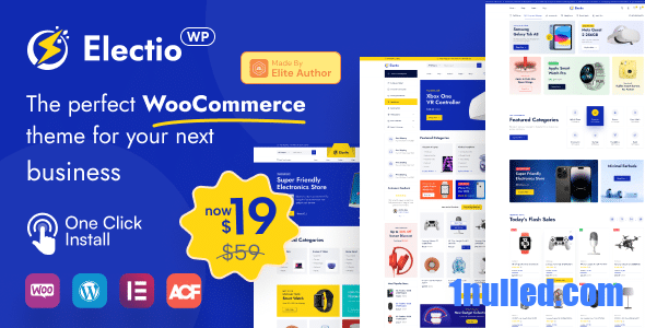 Electio v1.2 Nulled - Тема WooCommerce для магазина электроники и гаджетов