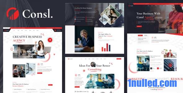 Consl Nulled - HTML5-шаблон для консалтингового бизнеса