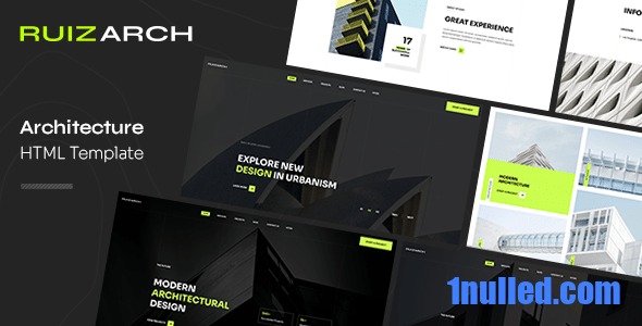 Ruizarch – Architecture HTML Template - 