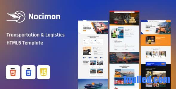 Nocimon Nulled - HTML-шаблон транспортной логистики