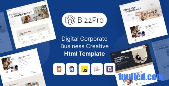 Bizzpro – Digital Corporate Business Creative Html Template - 