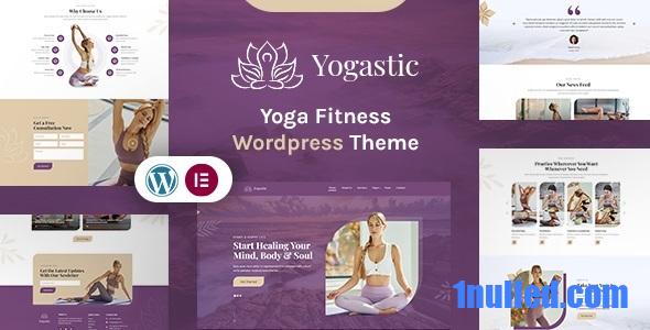 Yogastic v1.1 Nulled - Тема WordPress для йоги и фитнеса