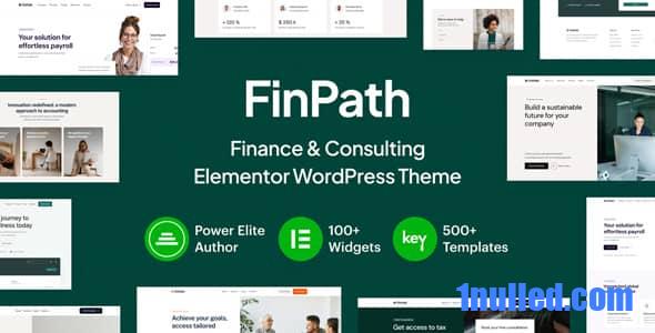 FinPath v1.0 Nulled - Тема WordPress Elementor «Финансовый консалтинг»