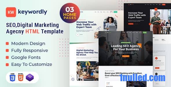Keywordly Nulled - HTML-шаблон агентства цифрового маркетинга