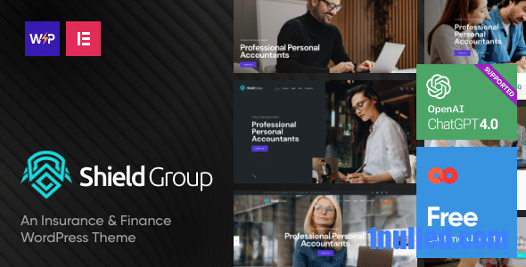 ShieldGroup v2.9 Nulled - Тема WordPress «Страхование и финансы»