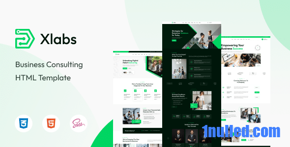Xlab Nulled - HTML5-шаблон для бизнес-консалтинга