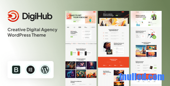 Digihub v1.0 Nulled - WordPress тема для цифрового агентства