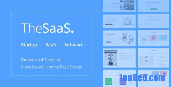 TheSaaS v2.2.3 Nulled - Адаптивный Bootstrap SaaS, шаблон веб-приложения для запуска