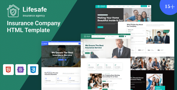 Lifesafe Nulled - HTML-шаблон страховой компании