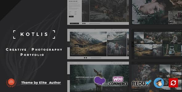 Kotlis v6.7.4 Nulled - Тема WordPress для портфолио фотографий