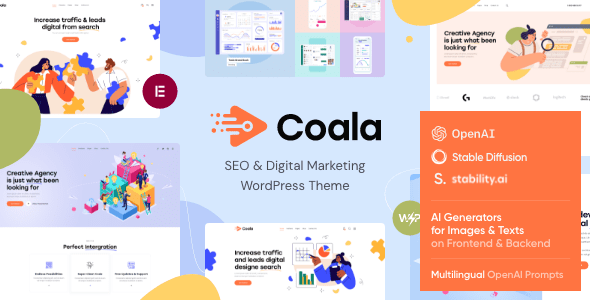 Coala v1.3 Nulled - SEO-тема WordPress для цифрового маркетинга