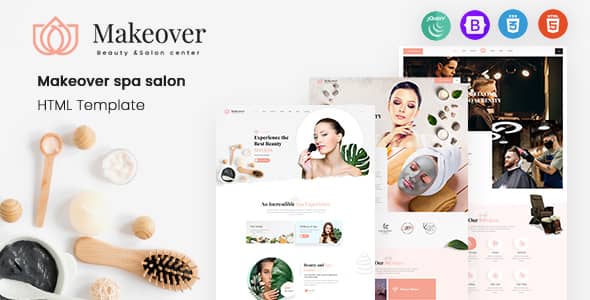 Makeover Nulled - Адаптивный HTML5-шаблон Spa Saloon