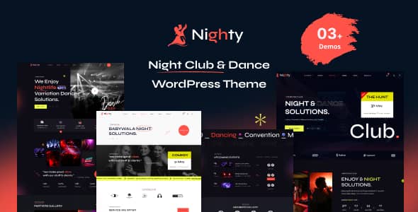 Nighty v1.0.4 Nulled - WordPress тема ночного клуба